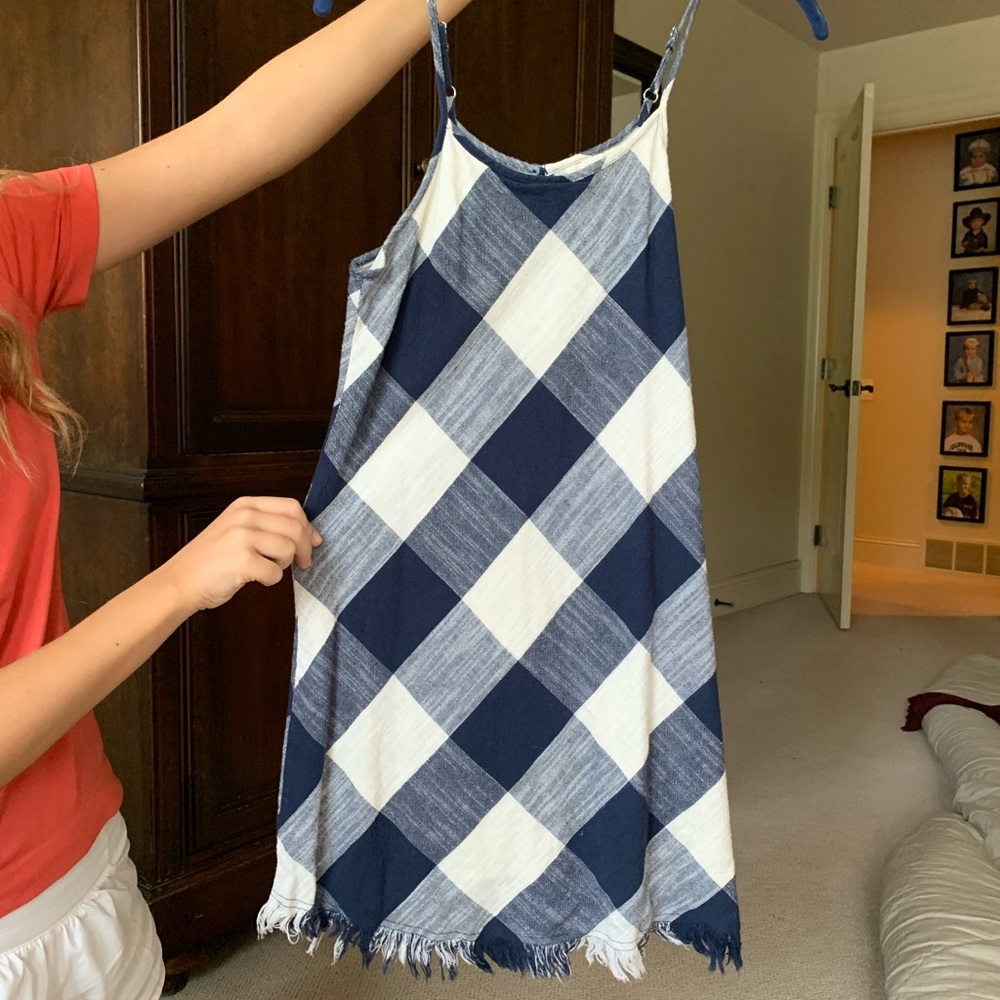 Big Gingham Check Dress